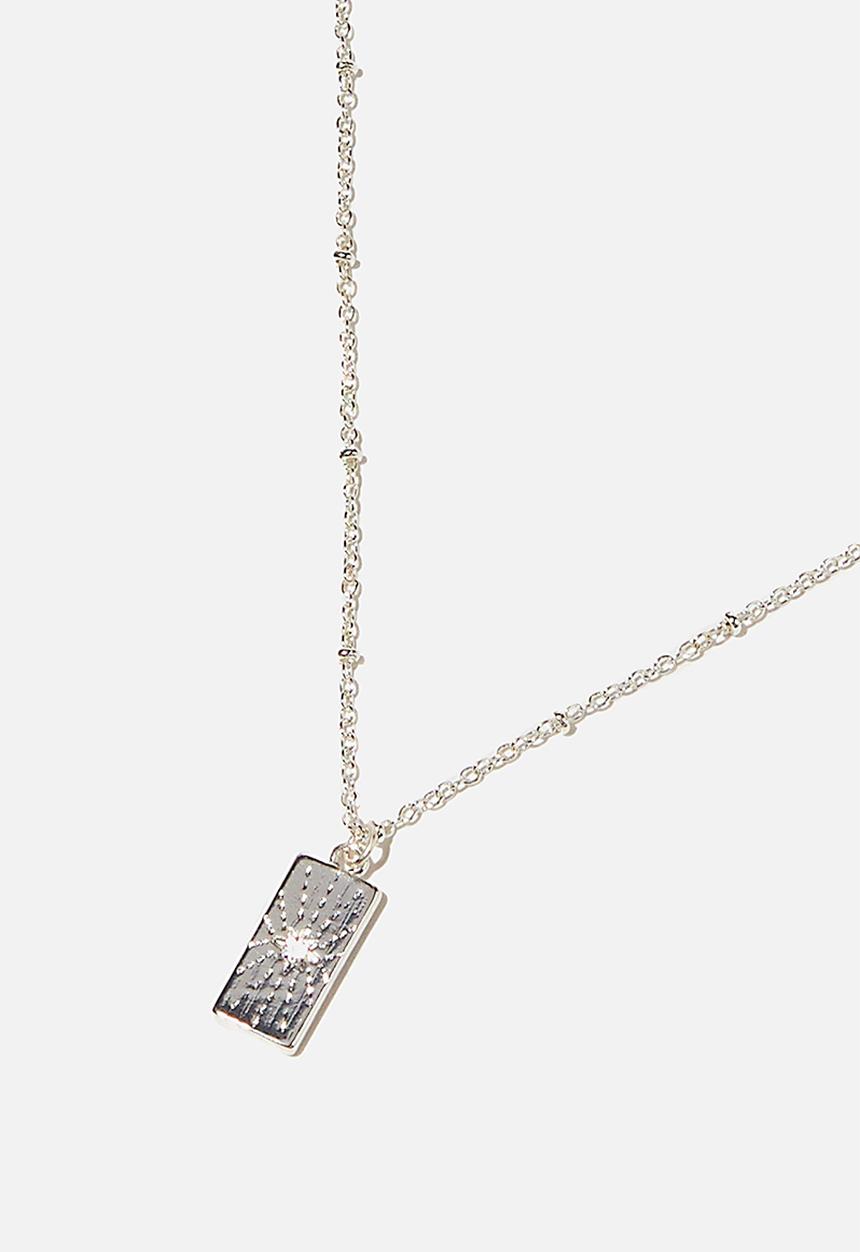 Rubi - Brighter days pendant necklace - silver