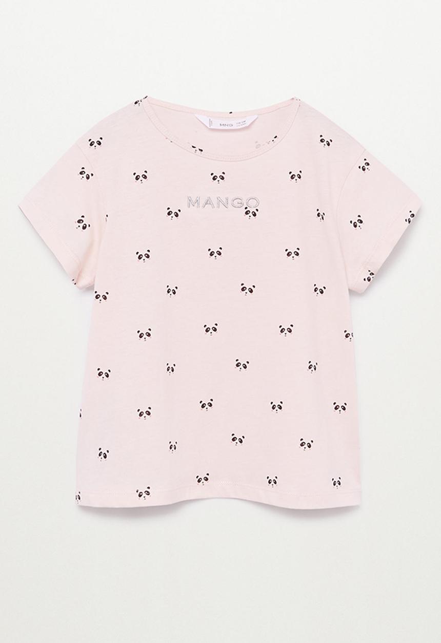 MANGO - Mangofi-h short sleeve tee - pink