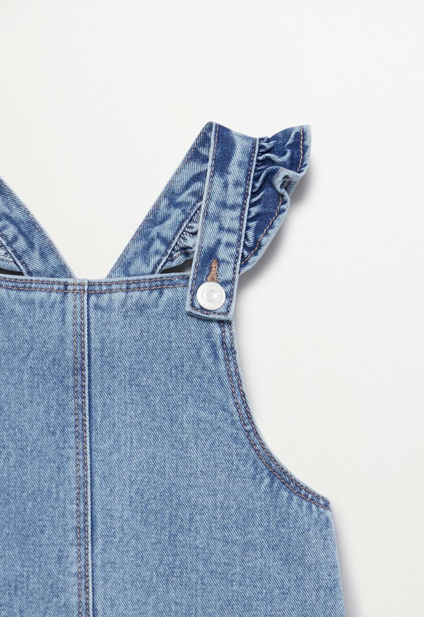 MANGO - Elva dungarees - open blue