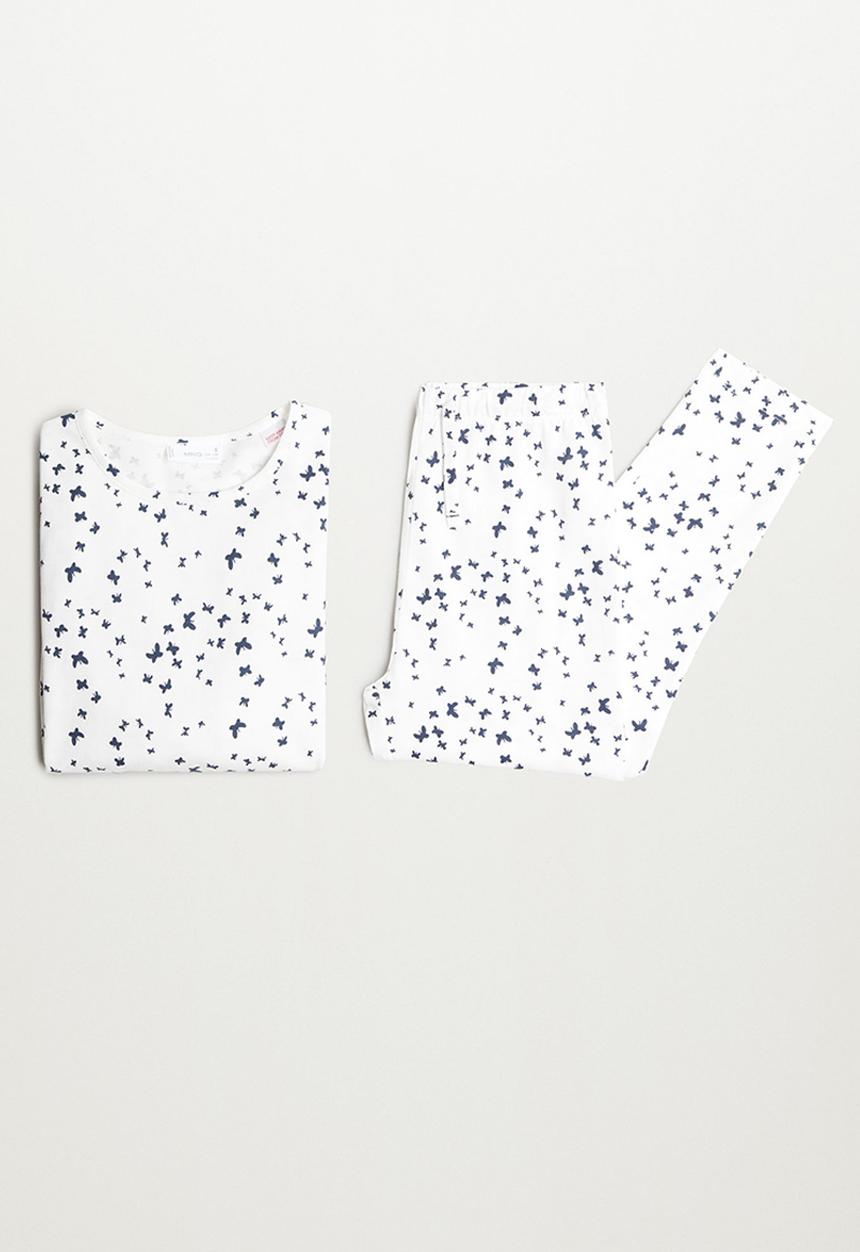 MANGO - Mariposa pyjamas - white
