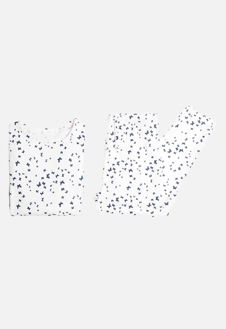 MANGO - Mariposa pyjamas - white