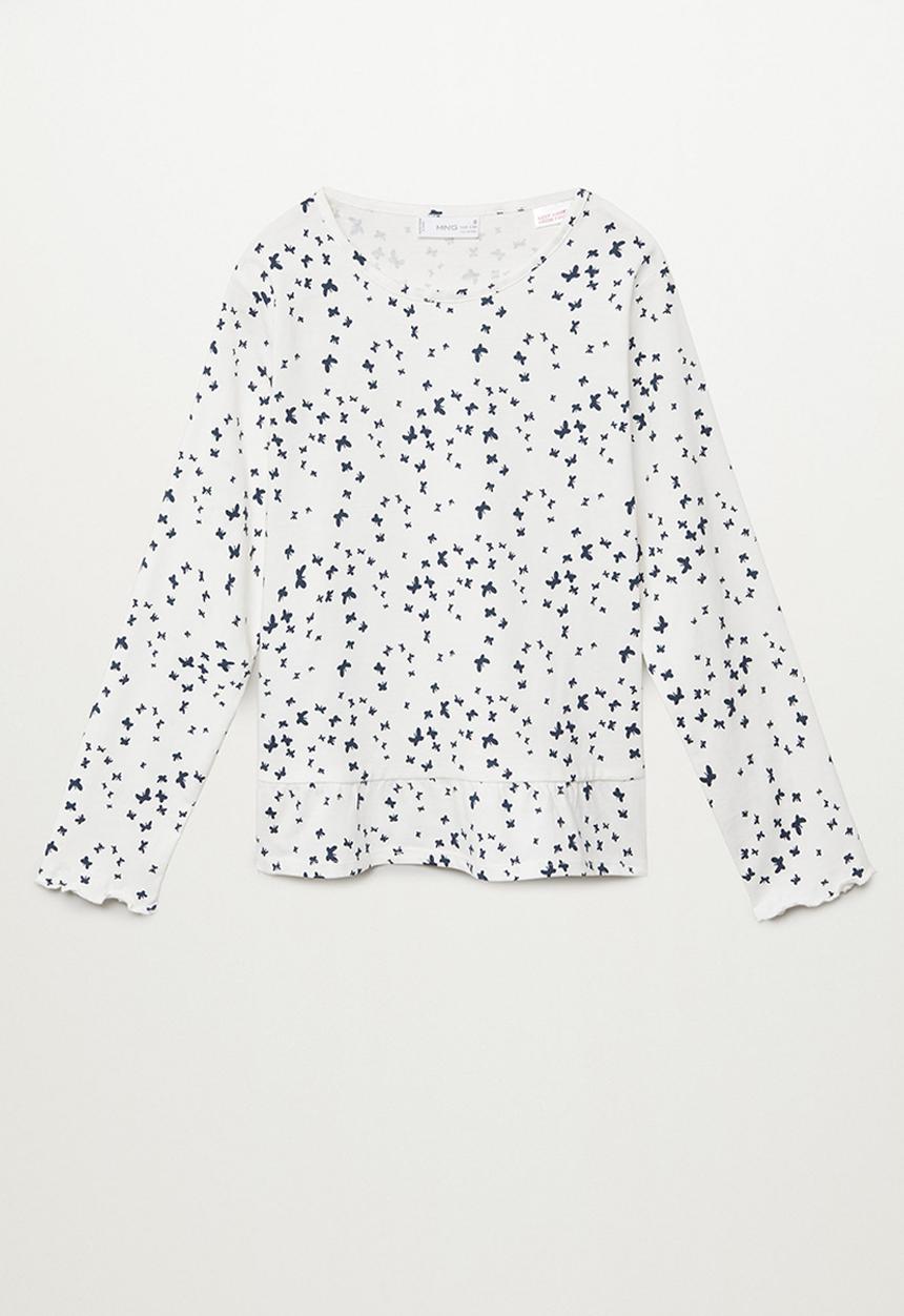 MANGO - Mariposa pyjamas - white