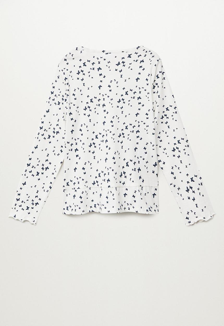 MANGO - Mariposa pyjamas - white