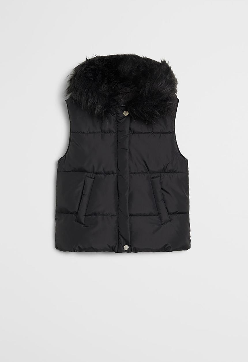 MANGO - Requel waistcoat - black