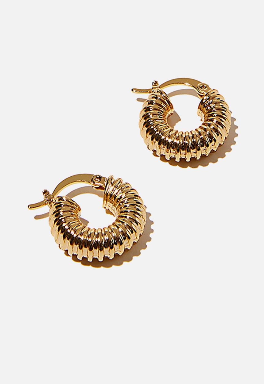 Rubi - Premium everyday hoop - gold 