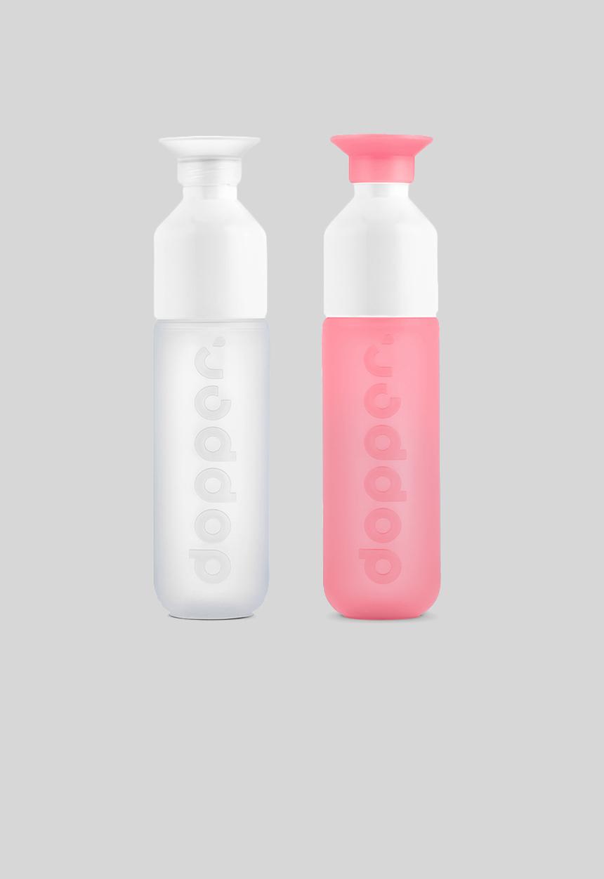 Dopper -  Pure White & Pink Paradise Twin pack