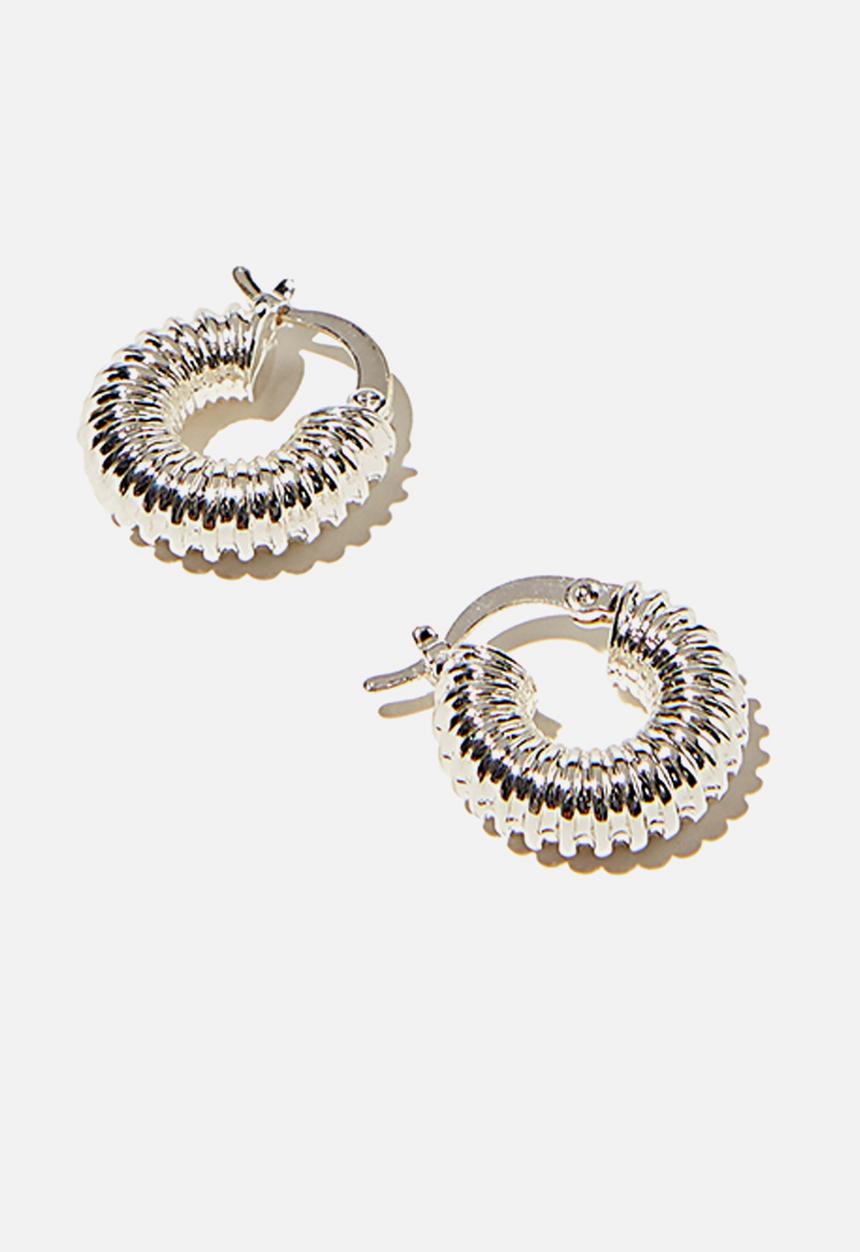 Rubi - Premium everyday hoop - silver 