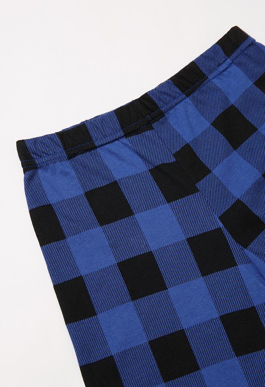 Pop Candy - Boys shorts & tee pj set - black & blue 