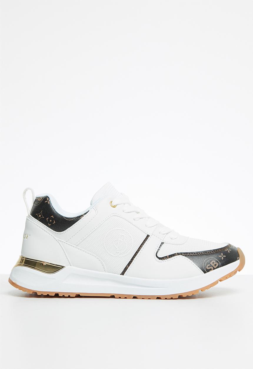 SISSY BOY - Styled to  go sneaker - brown & white 