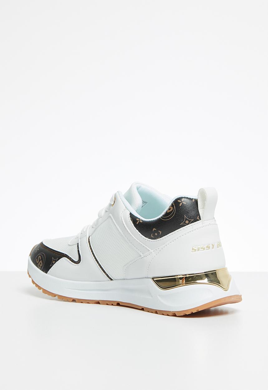 SISSY BOY - Styled to  go sneaker - brown & white 
