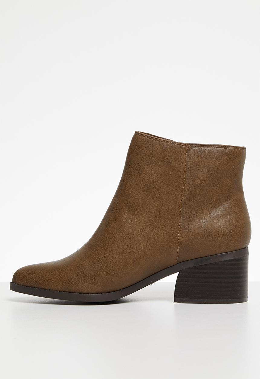 Call It Spring - Zipit boot - brown 