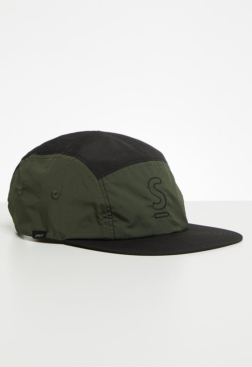 Superbalist - Hunter flat peak - olive & black