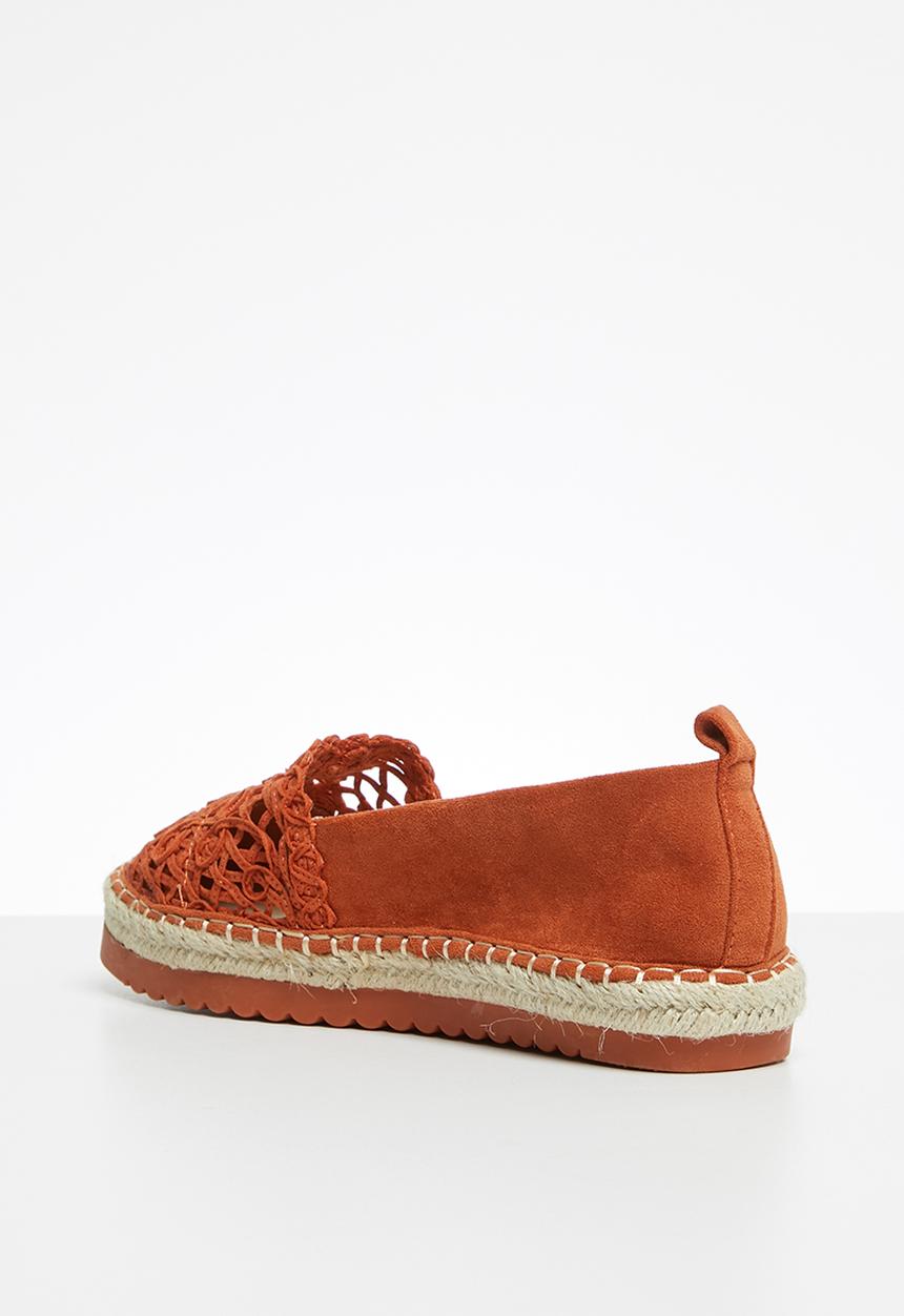 Seduction - Crochet espadrille - rust