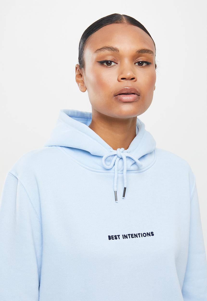 Factorie - Graphic hoodie - blue 