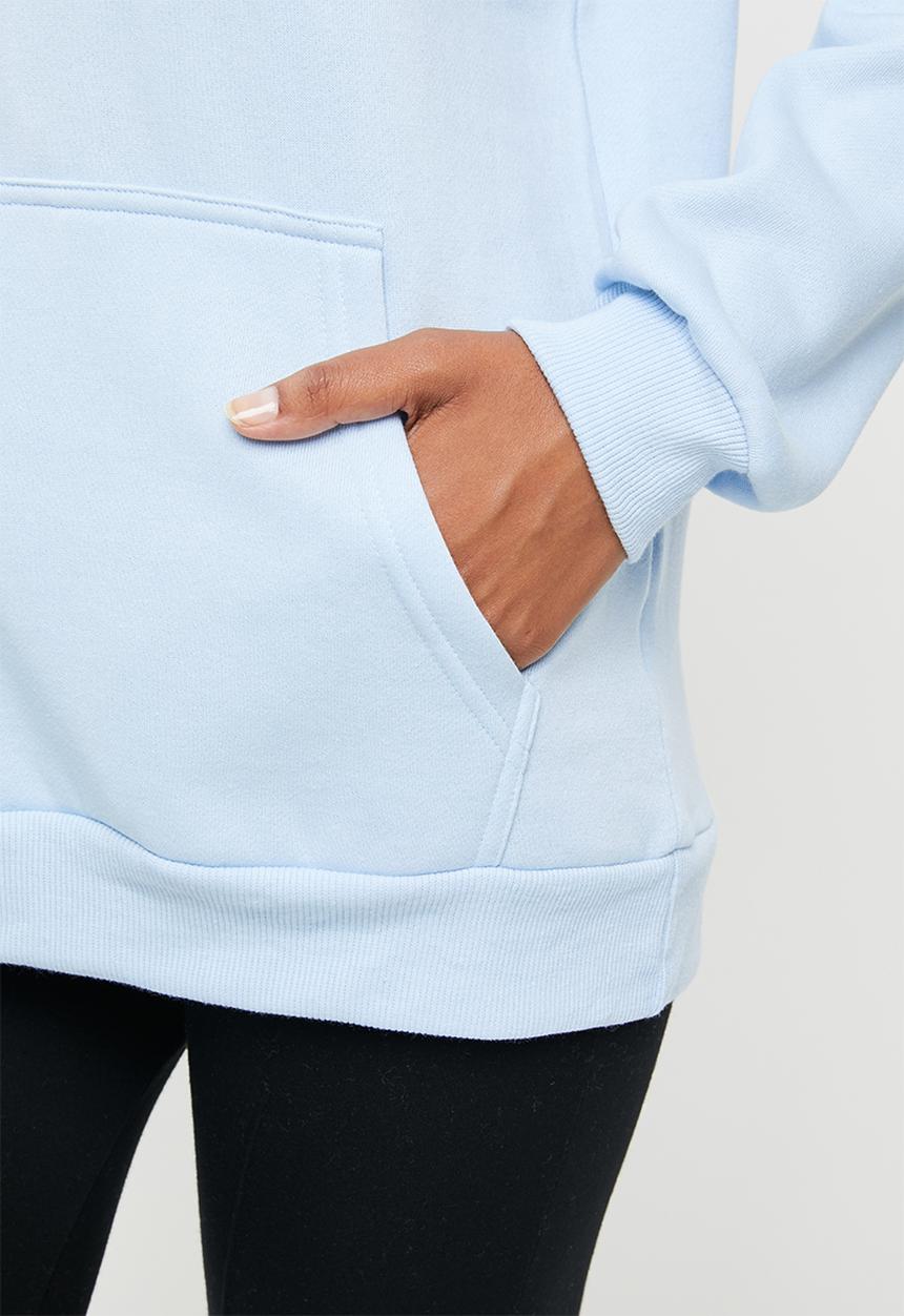 Factorie - Graphic hoodie - blue 