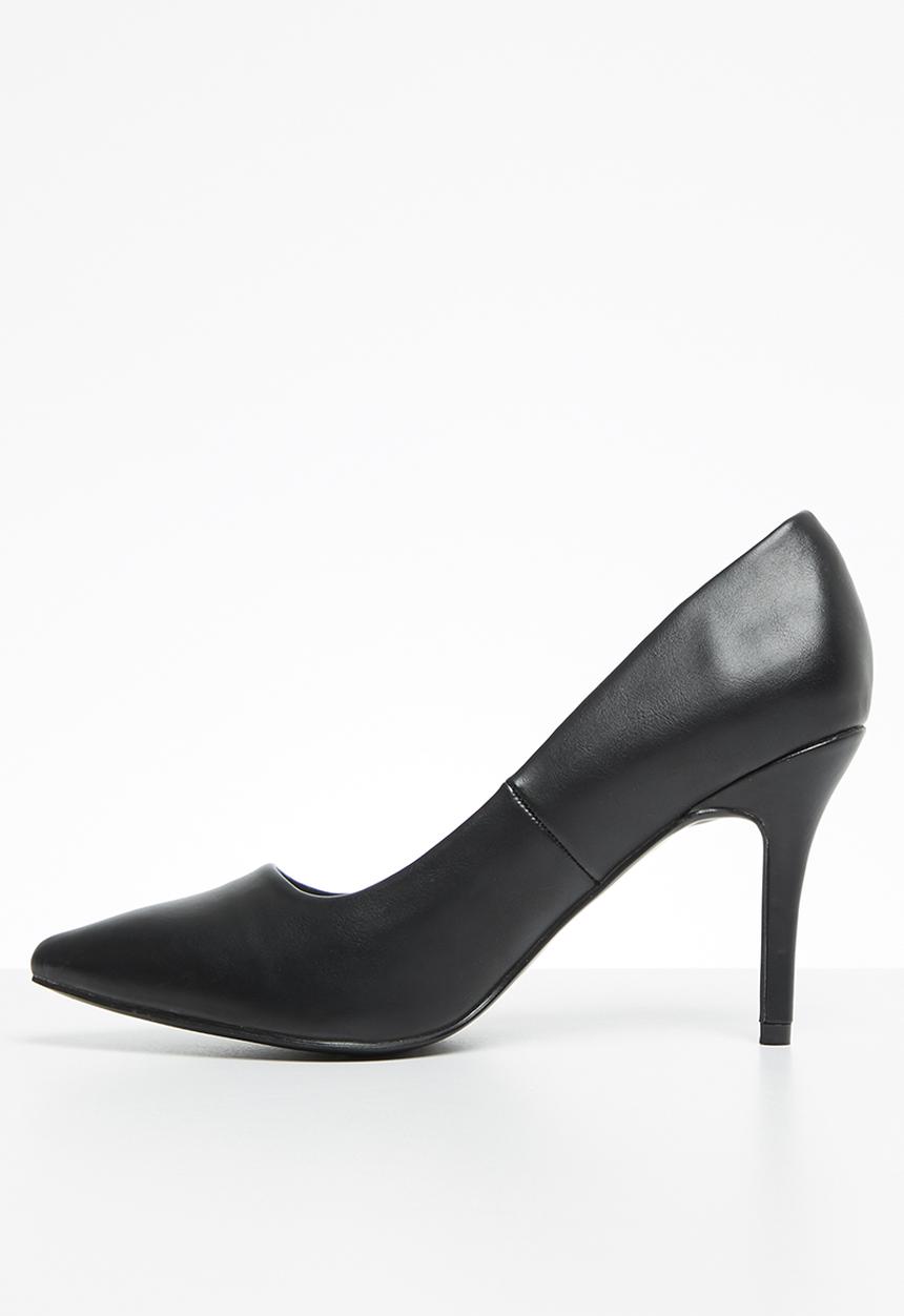 POLO - Aspen mid heel patent court - black