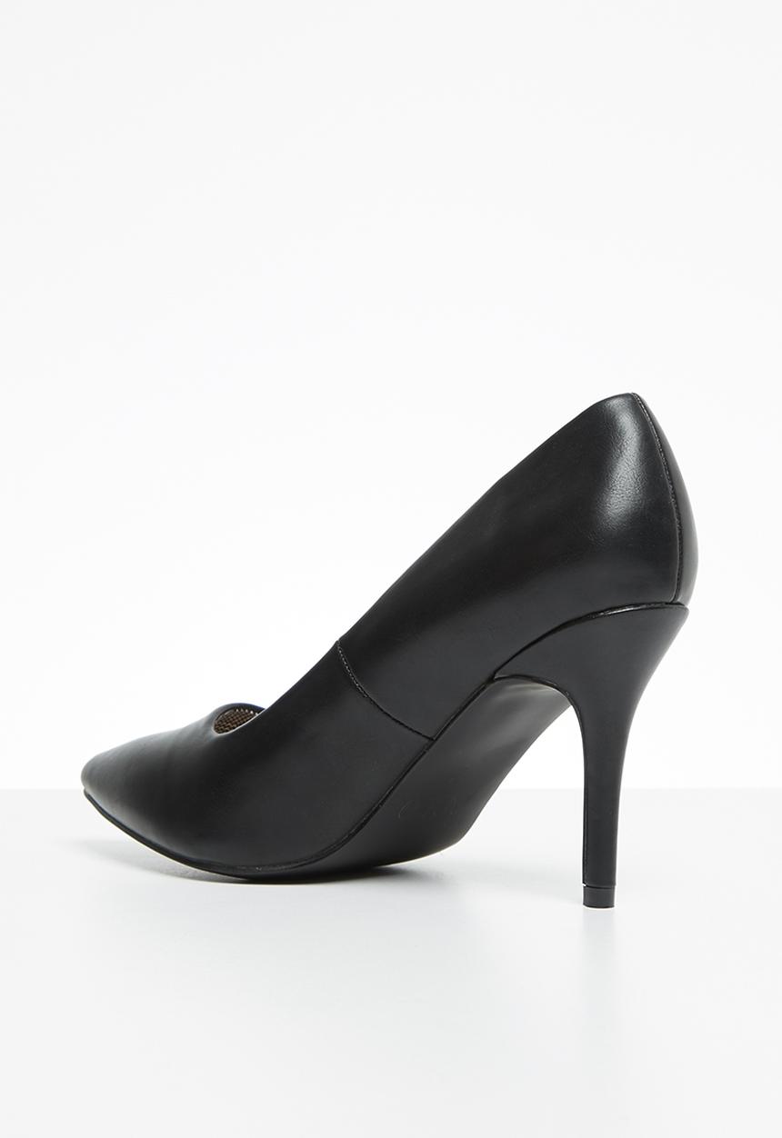 POLO - Aspen mid heel patent court - black