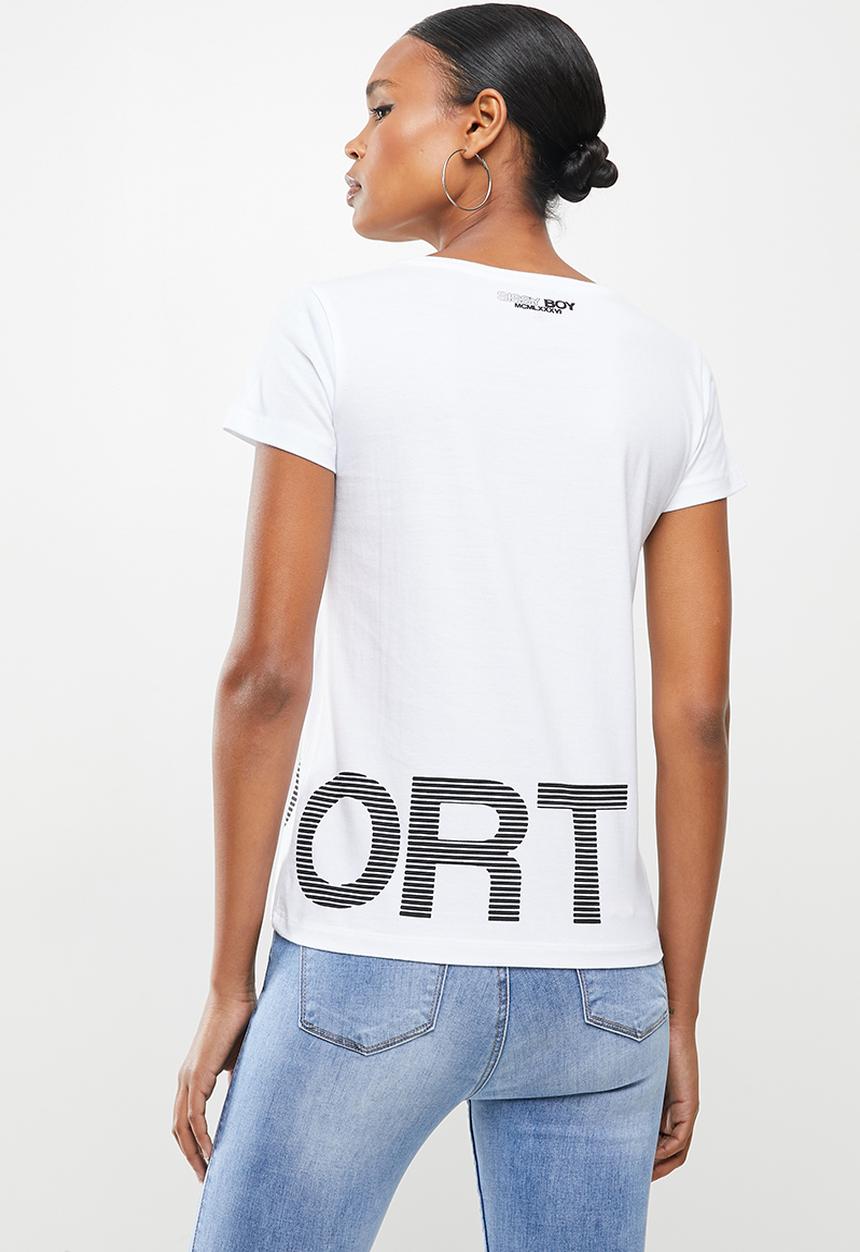 SISSY BOY - Loose top - white