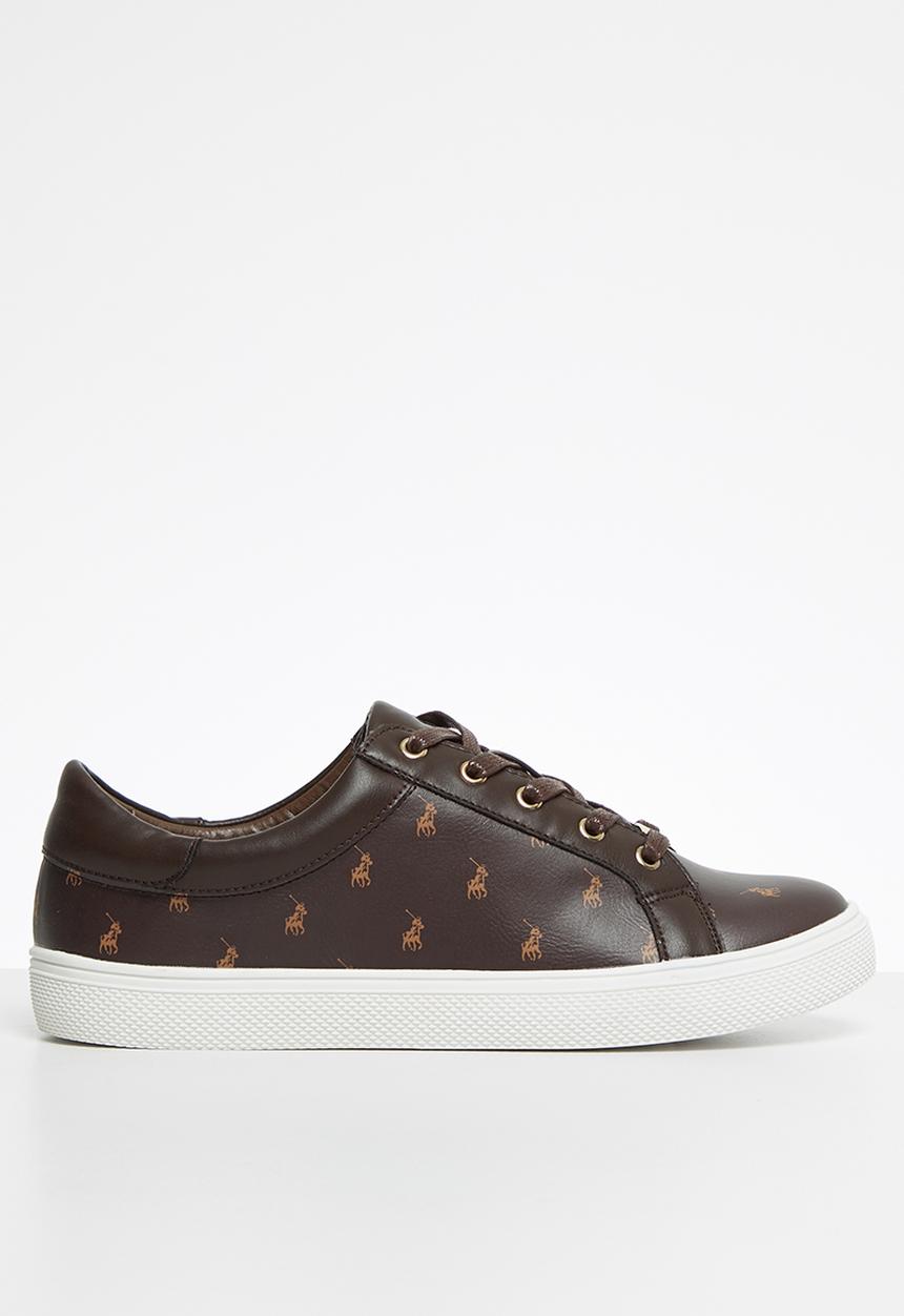 POLO - Valerie monogram sneaker - brown