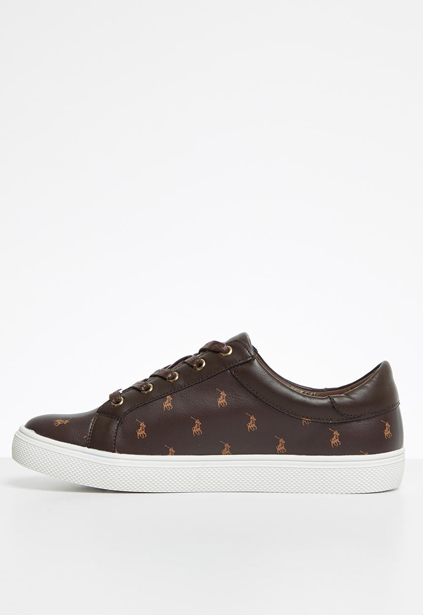 POLO - Valerie monogram sneaker - brown
