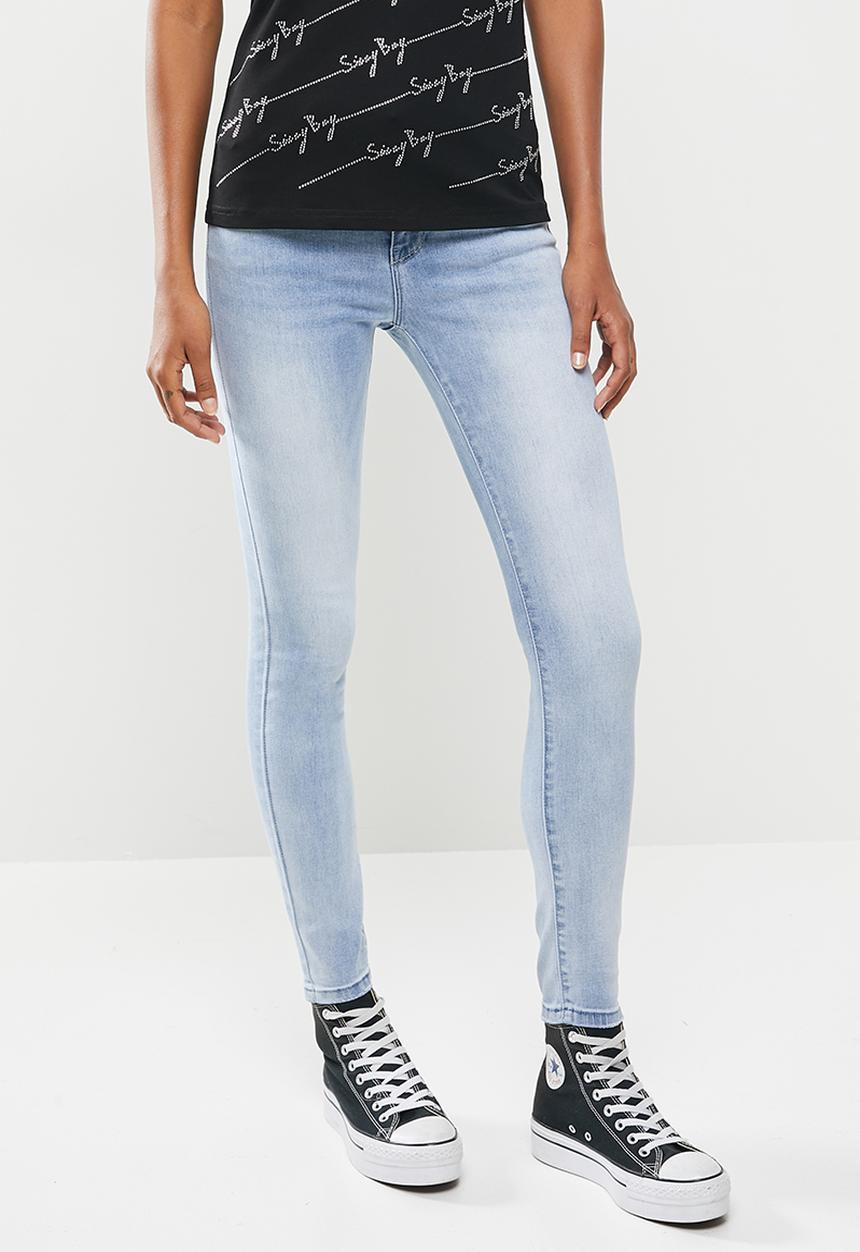 SISSY BOY - Check-it jon jon skinny - light blue