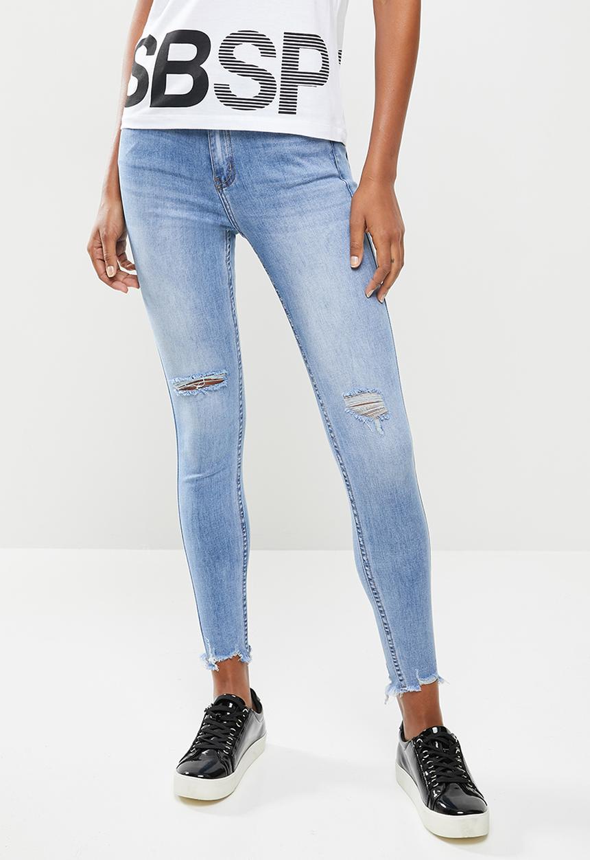 SISSY BOY - Costa chic axel skinny basic - medium blue 