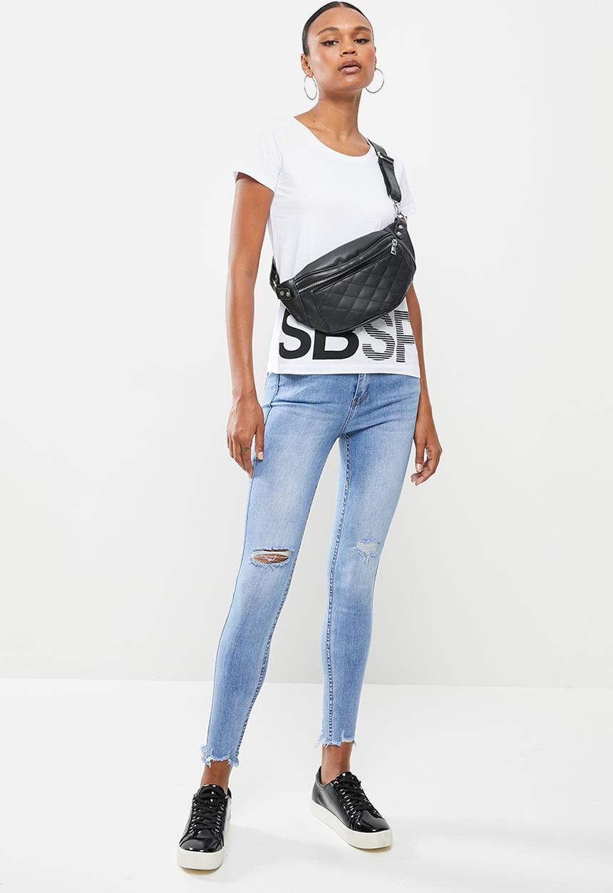 SISSY BOY - Costa chic axel skinny basic - medium blue 