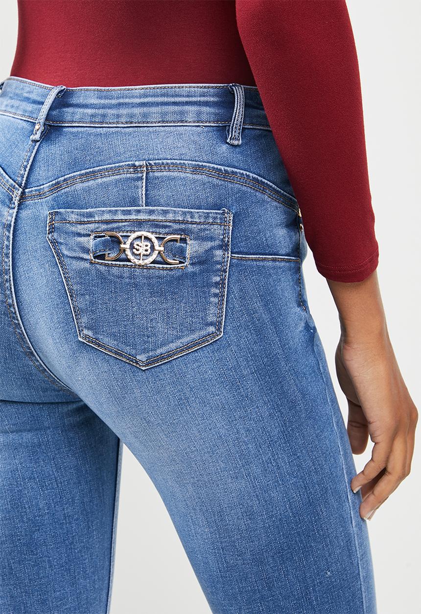 SISSY BOY - Blue ocean axel skinny bum booster - medium blue 