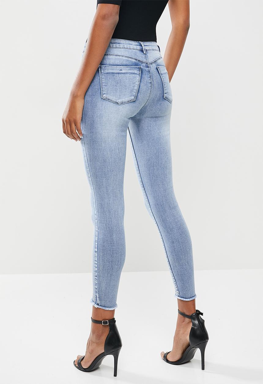SISSY BOY - Last look axel skinny with side diamantes - blue 