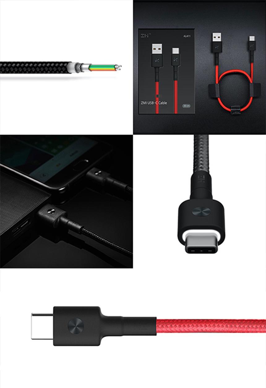 ZMI - USB Cable with LED - Red