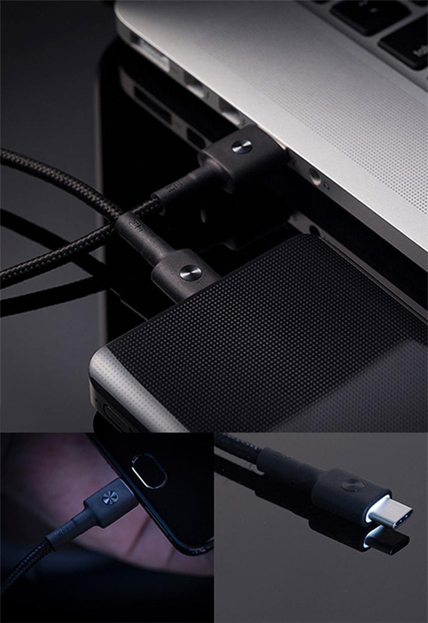 ZMI - USB Cable with LED - Black