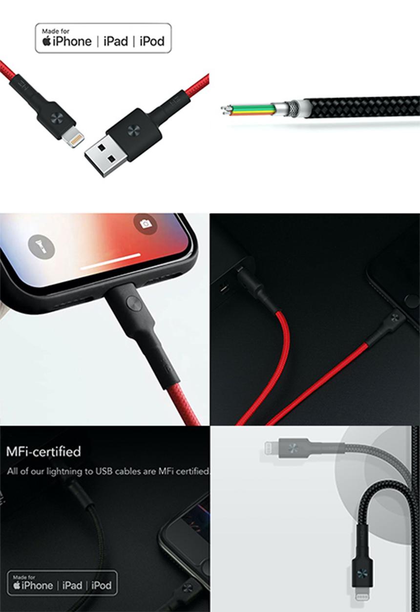 ZMI - USB MFI lightning cable - Red