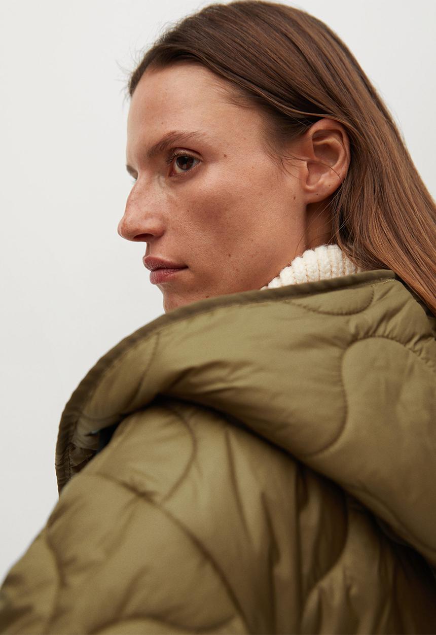 MANGO - Anorak gamba - khaki