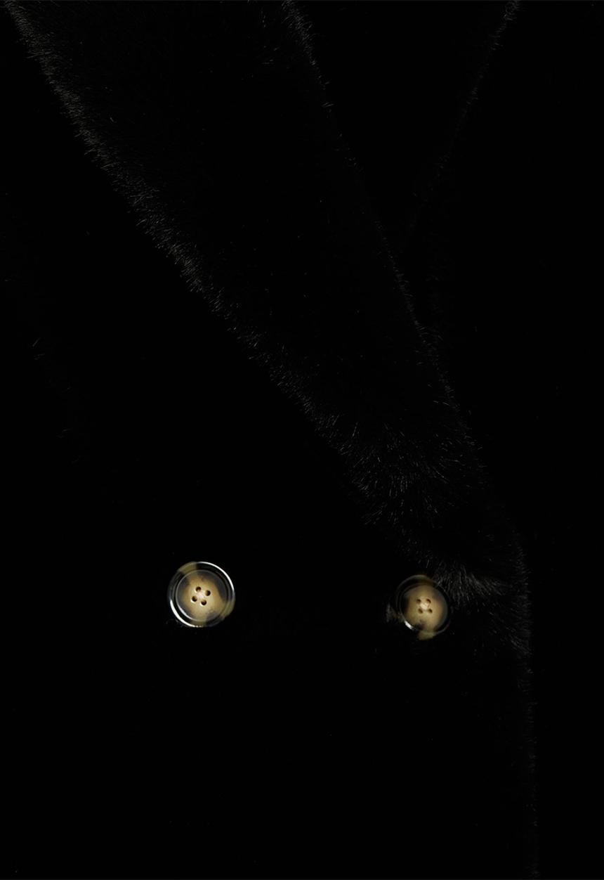 MANGO - Coat chilly - black
