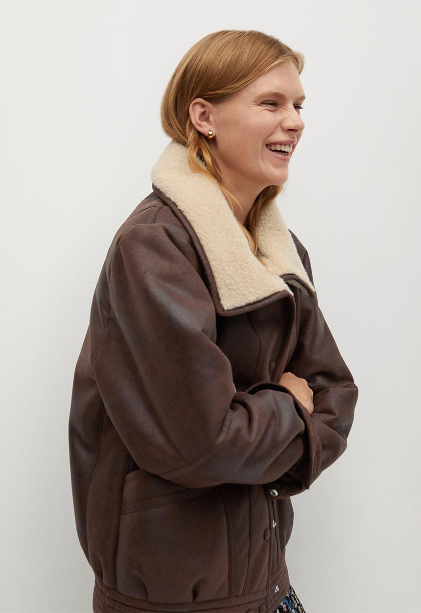 MANGO - Jacket atlanta - brown