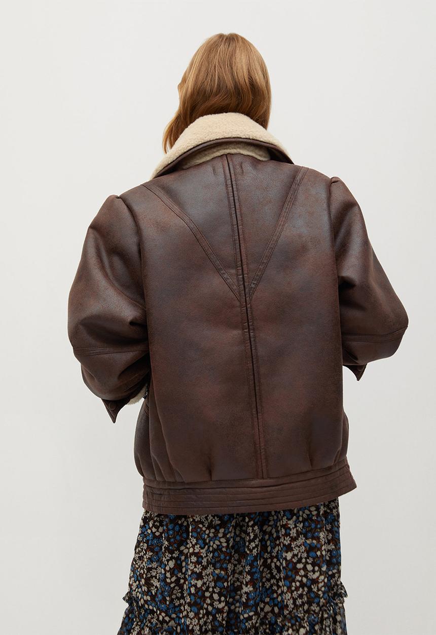 MANGO - Jacket atlanta - brown