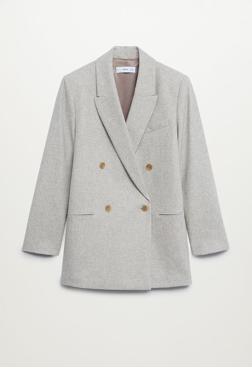 MANGO - Blazer olaf - grey