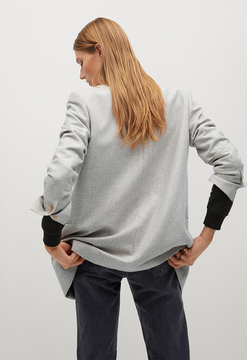 MANGO - Blazer olaf - grey