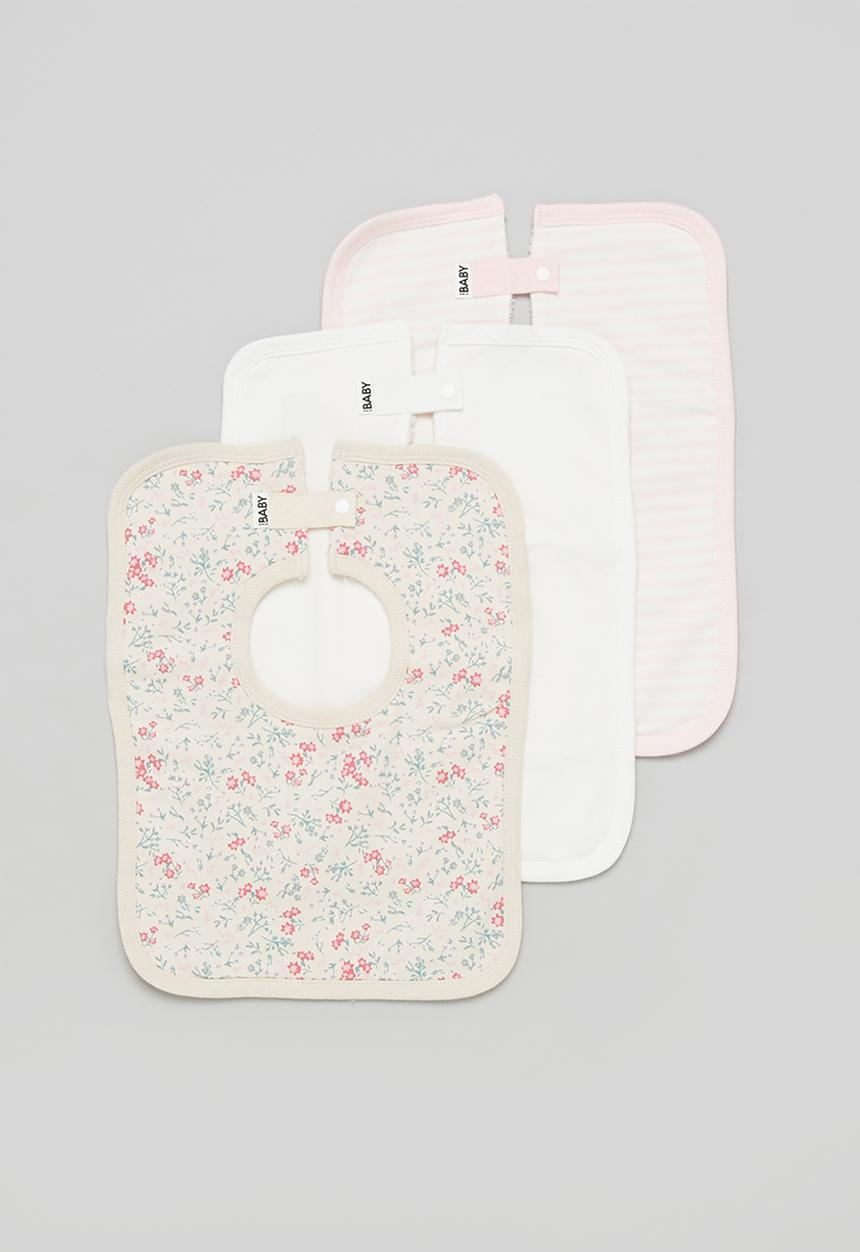 Cotton On - 3 Pack darcey square bib - multi
