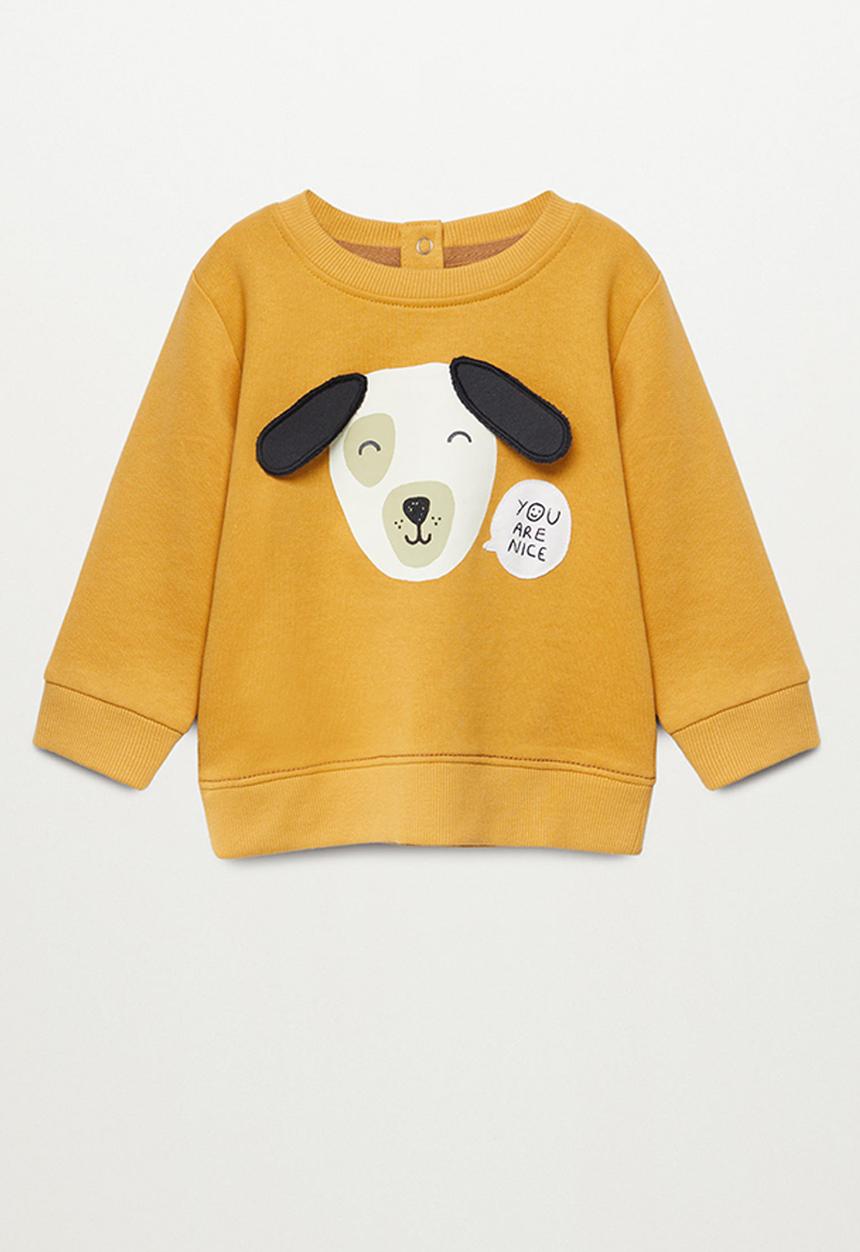 MANGO - Jefe sweatshirt - yellow