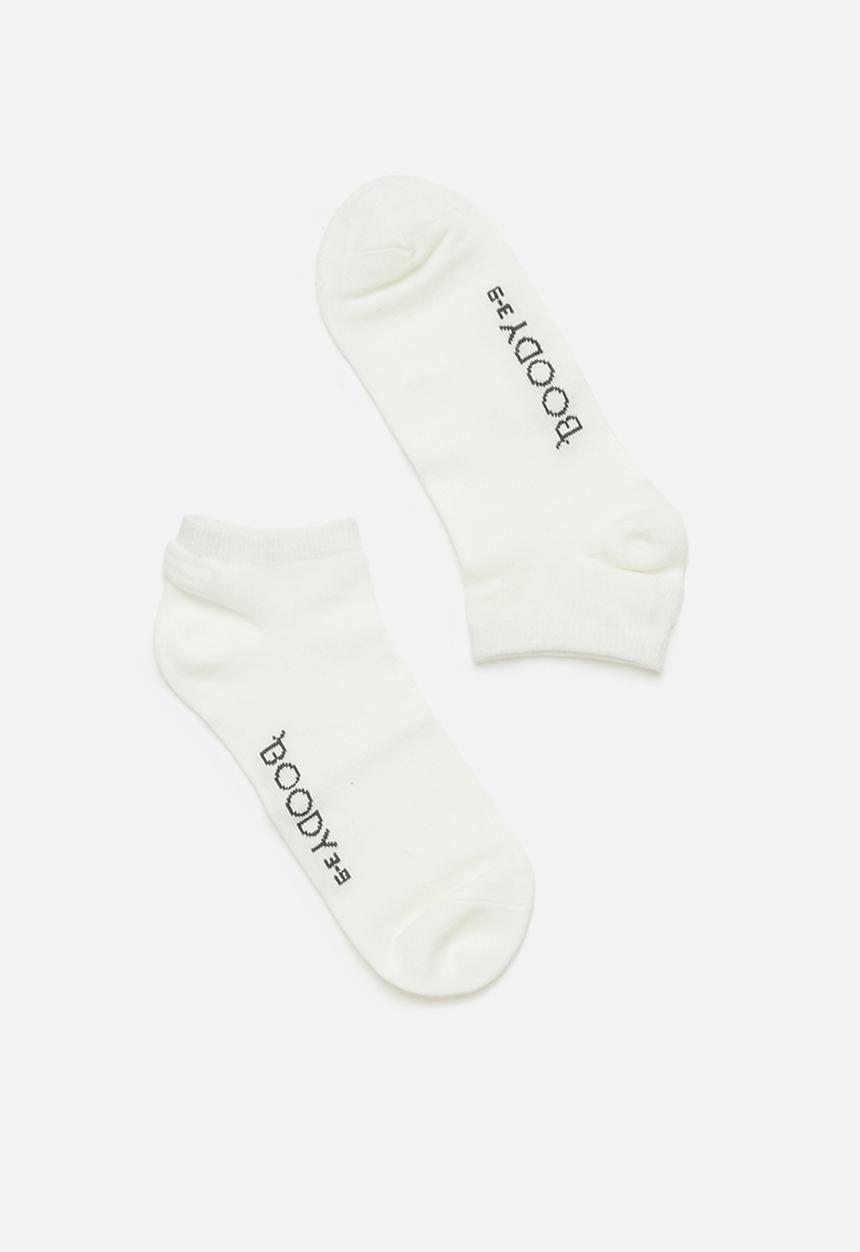 BOODY - Low cut/ sneaker socks - white