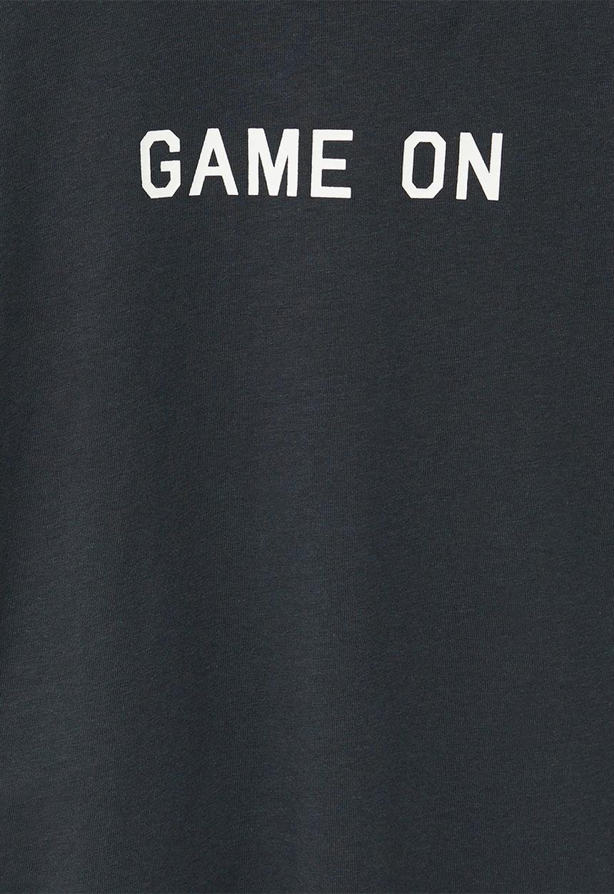 MANGO - Game on short sleeve tee - charcoal