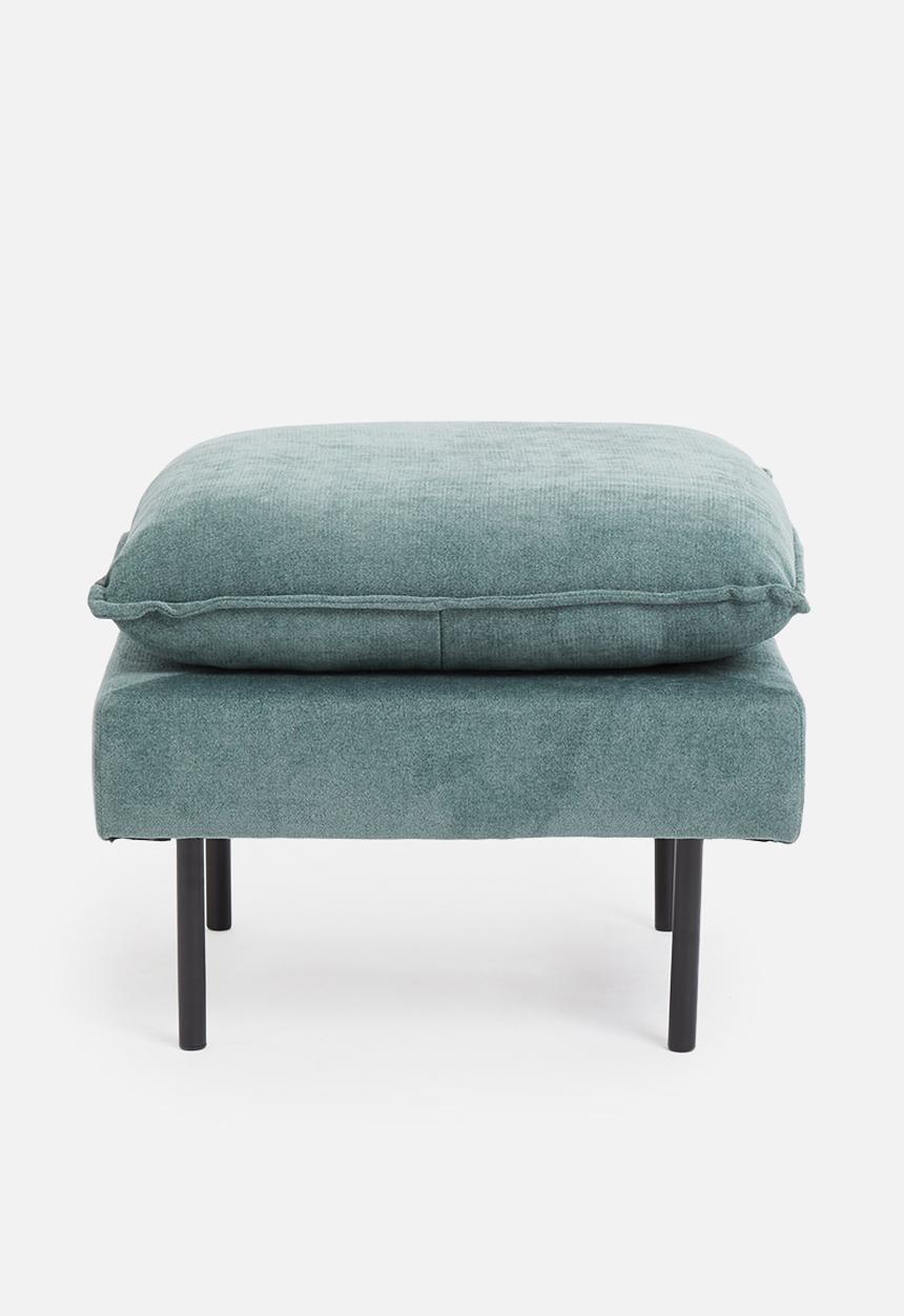 Sixth Floor - Flange ottoman - teal