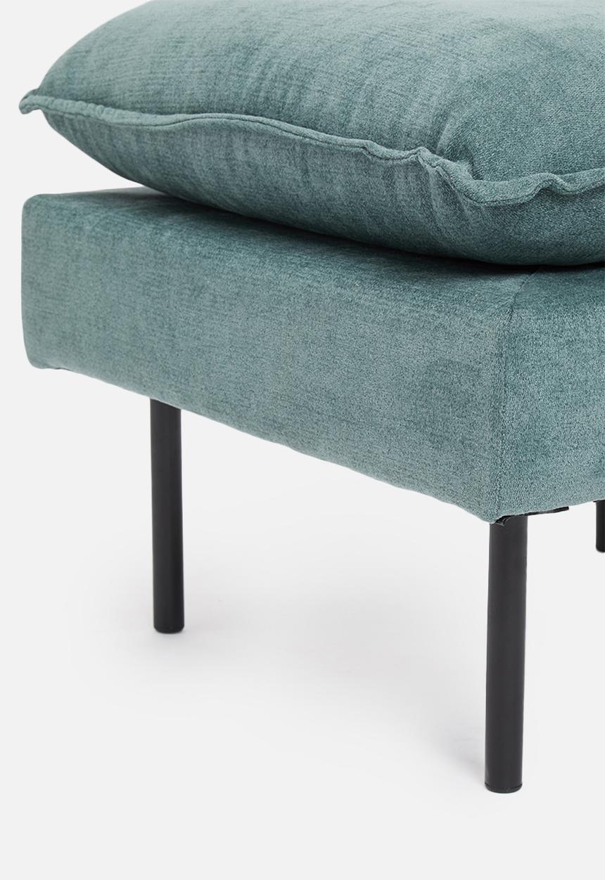 Sixth Floor - Flange ottoman - teal