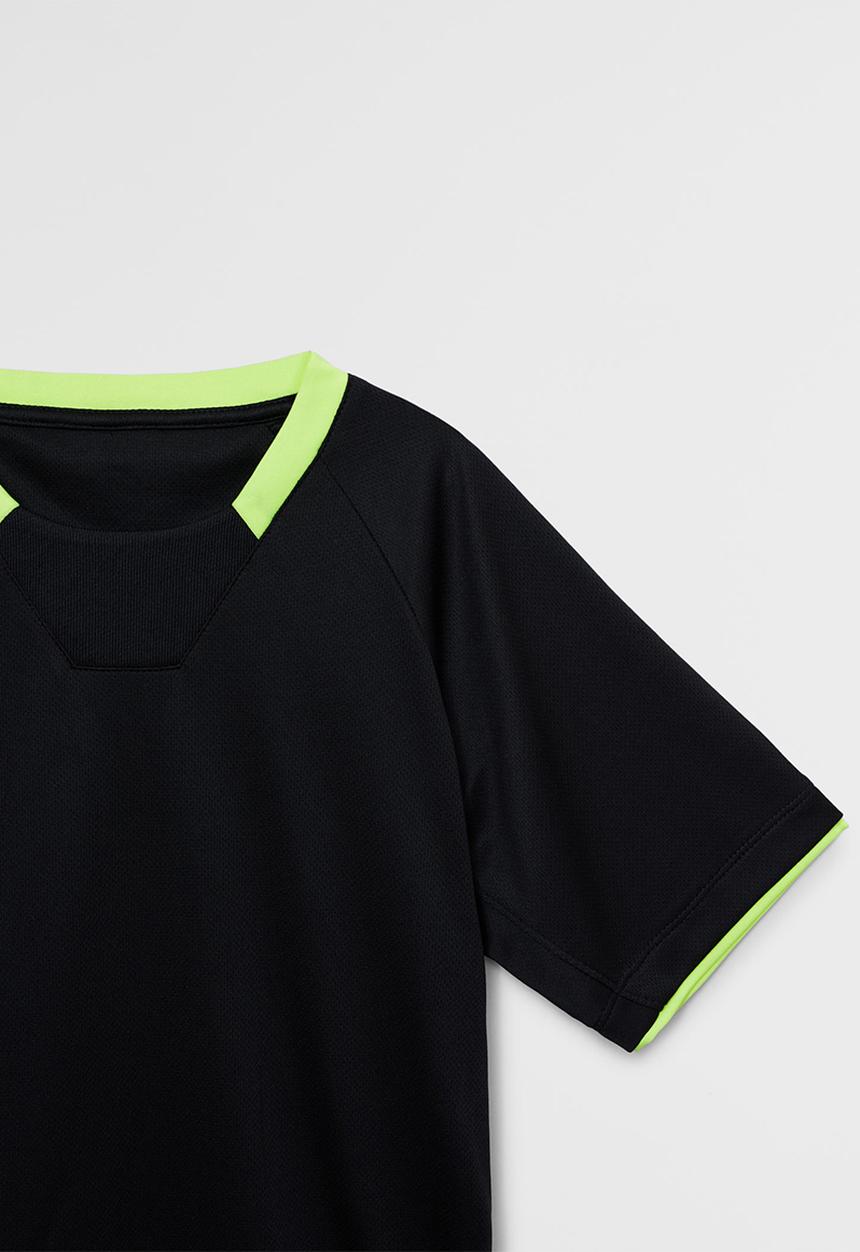 MANGO - George short sleeve tee - black
