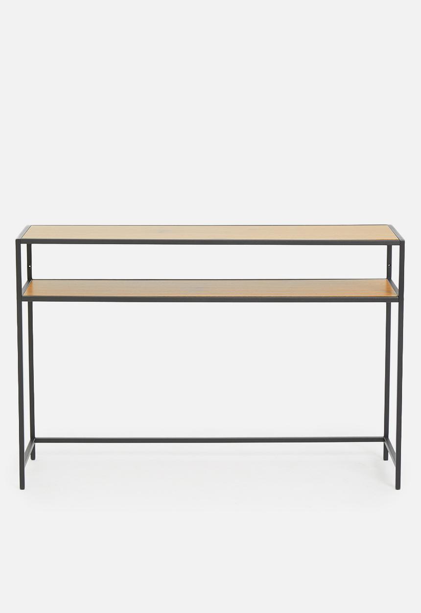 Sixth Floor - Seaford console - natural & black