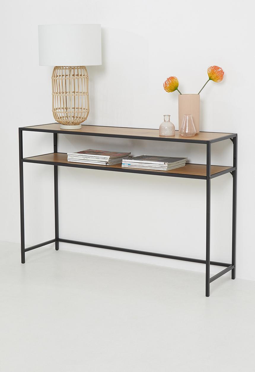 Sixth Floor - Seaford console - natural & black