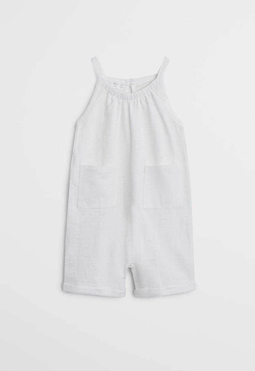 MANGO - Wanda playsuit - white