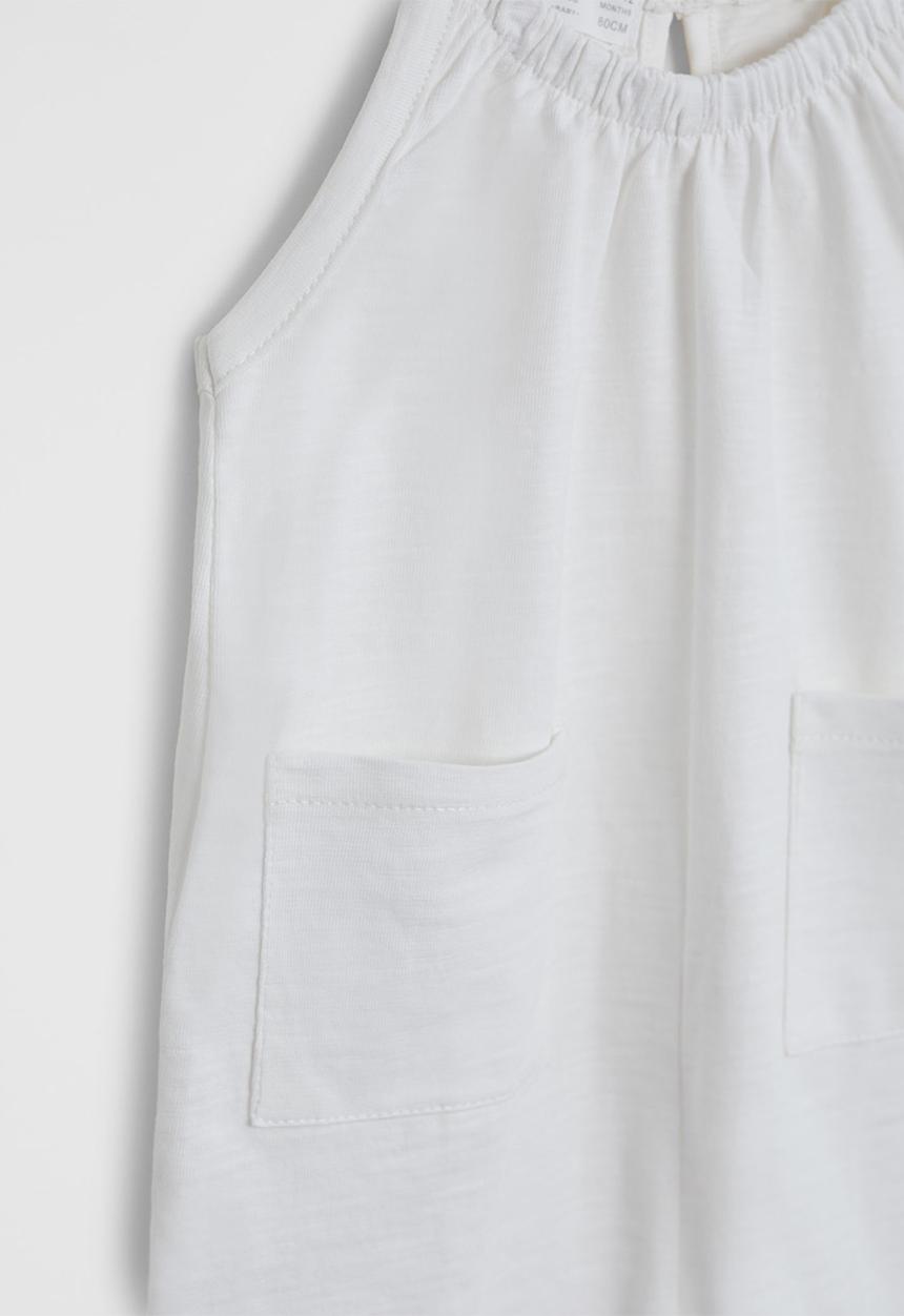 MANGO - Wanda playsuit - white