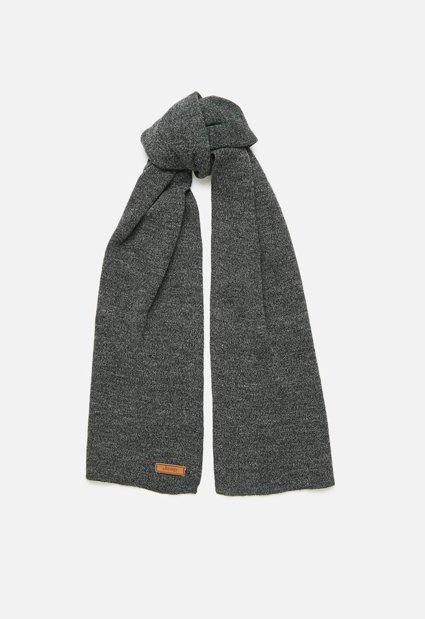 JEEP - Knitted scarf - charcoal 